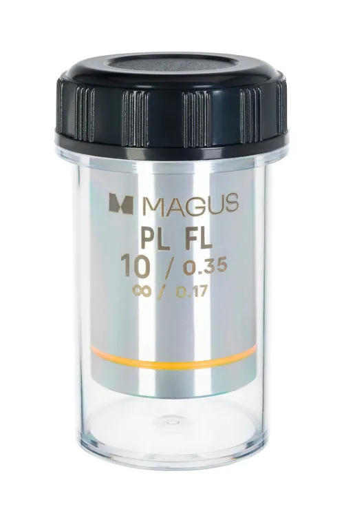 foto obiektyw MAGUS 10PLFL 10х/0,35 Plan FL ∞/0,17,  2