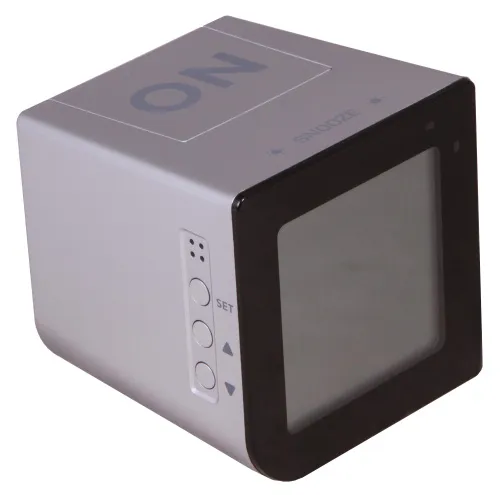 zdjęcie budzik stołowy Bresser FlipMe, srebrny,  3