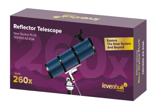 zdjęcie teleskop Levenhuk New Skyline PLUS 130/650 AZ-EQA,  2