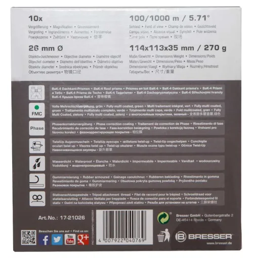 zdjęcie lornetka Bresser Pirsch 10x26,  13