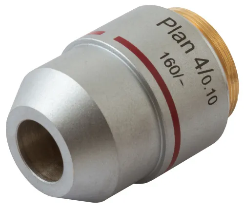 fotografia obiektyw planarno-achromatyczny Levenhuk MED 4x,  2