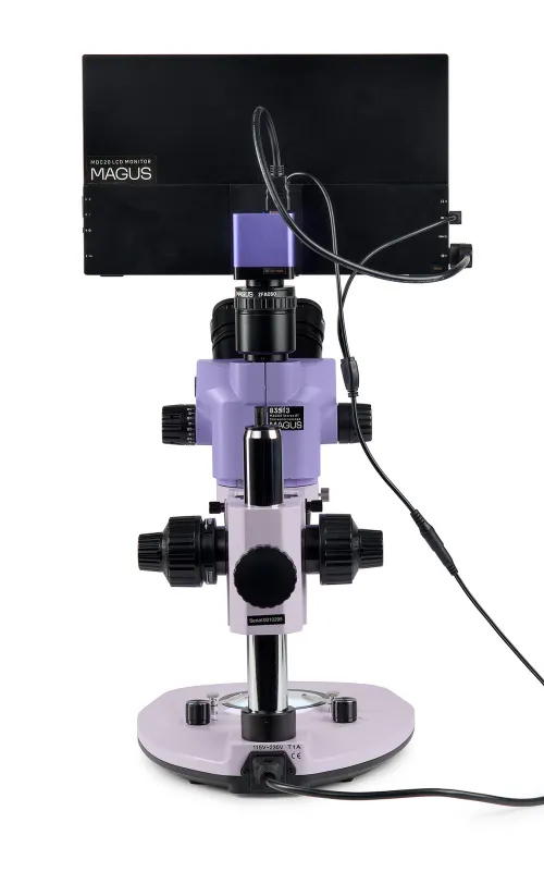 foto cyfrowy mikroskop stereoskopowy MAGUS Stereo D8T LCD BASE,  7