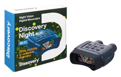 zdjęcie cyfrowa lornetka noktowizyjna Levenhuk Discovery Night BL20 ze statywem,  3
