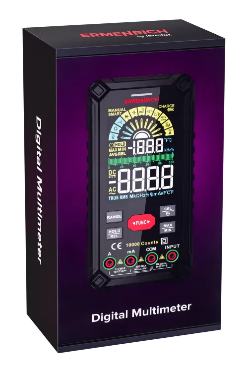zdjęcie uniwersalny miernik cyfrowy Ermenrich Zing TC40,  9