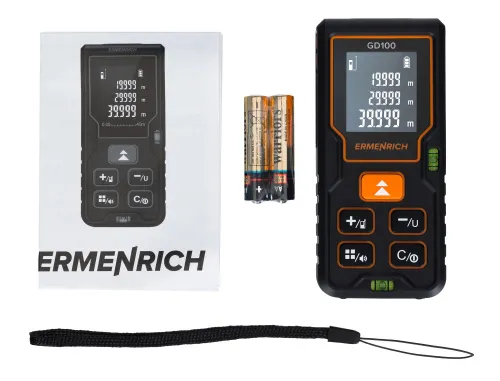 obraz miernik laserowy Ermenrich Reel PLUS GD100,  2