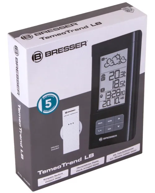 obraz stacja meteorologiczna Bresser TemeoTrend LB RC,  10