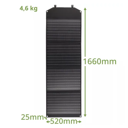 obraz przenośna ładowarka słoneczna Bresser 120 W z przyłączem USB,  5