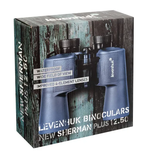 fotografia lornetka Levenhuk New Sherman PLUS 12x50,  13