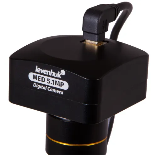 obraz trójokularowy mikroskop cyfrowy Levenhuk MED D20T,  10