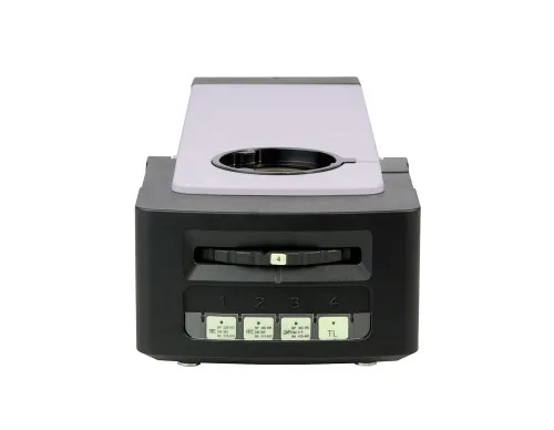 zdjęcie przystawka epi-fluorescencyjna MAGUS Epi-FL04 LED, kostki z filtrem fluorescencyjnym FITC/TRITC/DAPI,  7