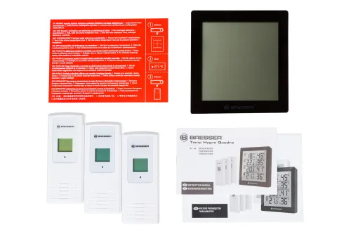 obraz stacja meteorologiczna Bresser Temeo Hygro Quadro,  2