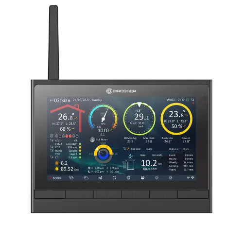zdjęcie stacja meteorologiczna Bresser 9-in-1 MeteoChamp HD Wi-Fi,  5