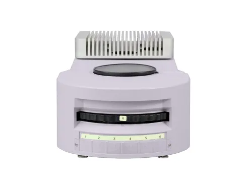 foto przystawka epi-fluorescencyjna MAGUS Epi-FL05 LED, kostki z filtrem fluorescencyjnym B/G/UV/R,  8