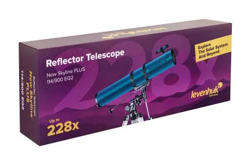 zdjęcie teleskop Levenhuk New Skyline PLUS 114/900 EQ2,  13