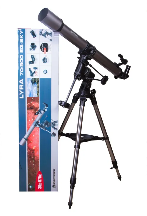 obraz teleskop Bresser Lyra 70/900 EQ-SKY,  20