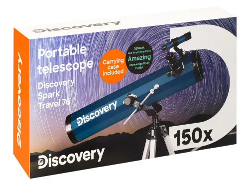 foto teleskop Levenhuk Discovery Spark Travel 76 z książką,  17