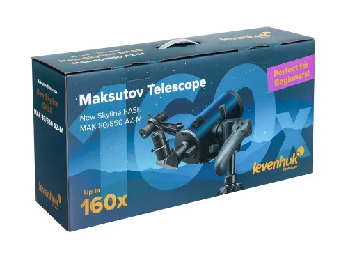 zdjęcie teleskop Levenhuk New Skyline BASE МАК 80/850 AZ-M ,  16