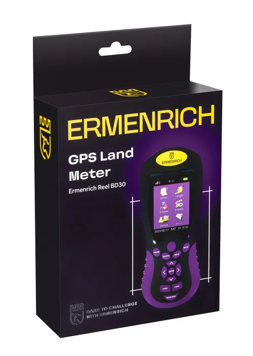 fotografia miernik powierzchni gruntów z GPS Ermenrich Reel BD30,  9