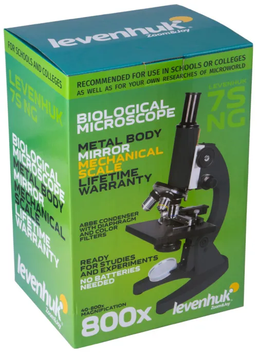 obraz mikroskop monokularowy Levenhuk 7S NG,  12