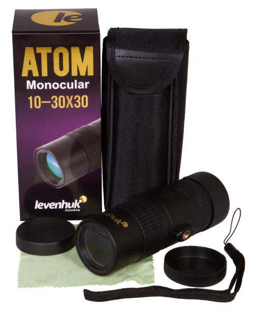 zdjęcie monokular Levenhuk Atom 10–30x30,  2