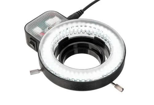 obraz lampa pierścieniowa MAGUS LED 144A z adapterem z gwintem,  2