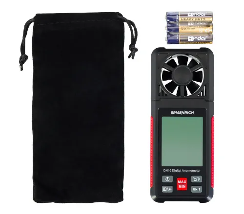 foto wiatromierz cyfrowy Ermenrich Seek DN10,  6