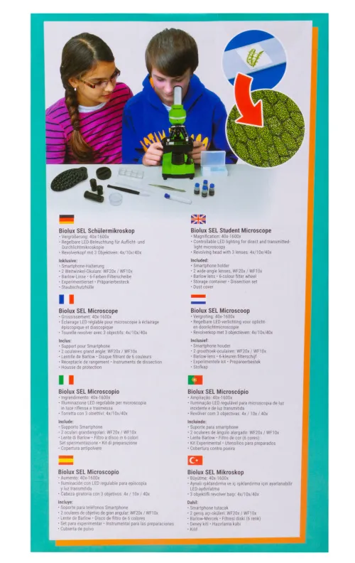 obraz mikroskop Bresser Junior Biolux SEL 40–1600x,  21