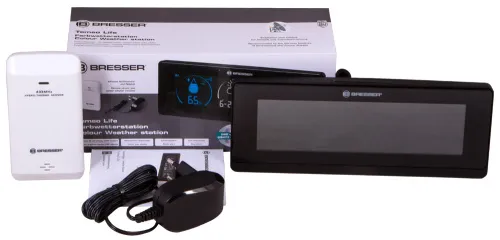 foto stacja meteorologiczna Bresser Temeo Life z kolorowym wyświetlaczem, czarna,  2