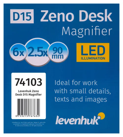fotografia lupa Levenhuk Zeno Desk D15,  12