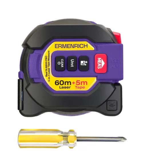 zdjęcie laserowa taśma miernicza 3 w 1 Ermenrich Reel SLR600 PRO,  7