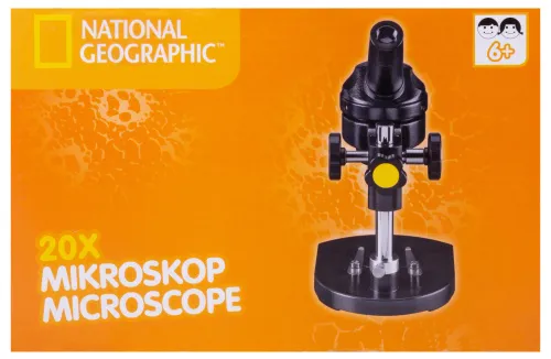 zdjęcie mikroskop Bresser National Geographic 20x, monokularowy,  18