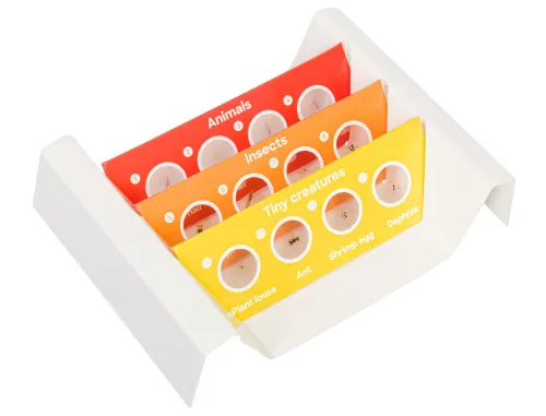 zdjęcie zestaw 12 preparatów Levenhuk Discovery Fauna,  2