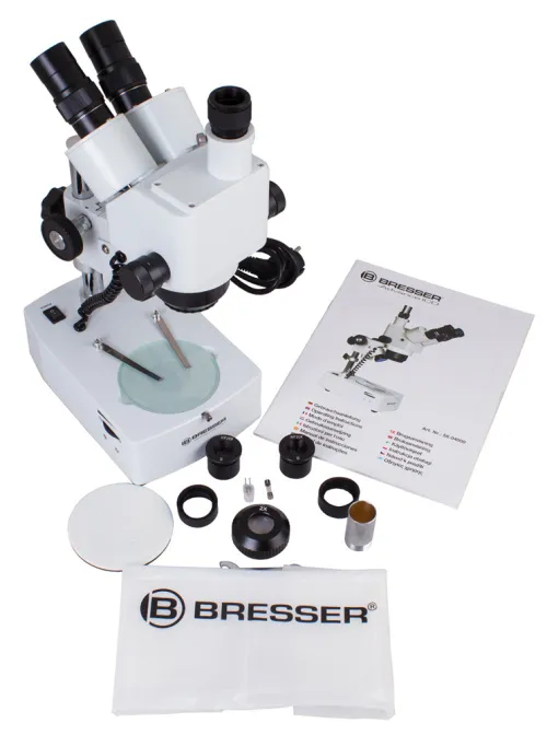 obraz mikroskop Bresser Advance ICD 10x–160x,  14