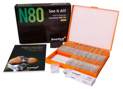 fotografia zestaw preparatów Levenhuk N80 NG „Zobacz wszystko”,  14