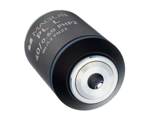 zdjęcie obiektyw MAGUS 40HP 40х/0,60 Plan L phase PHP2 ∞/ 1,2 WD 3,5 mm,  3