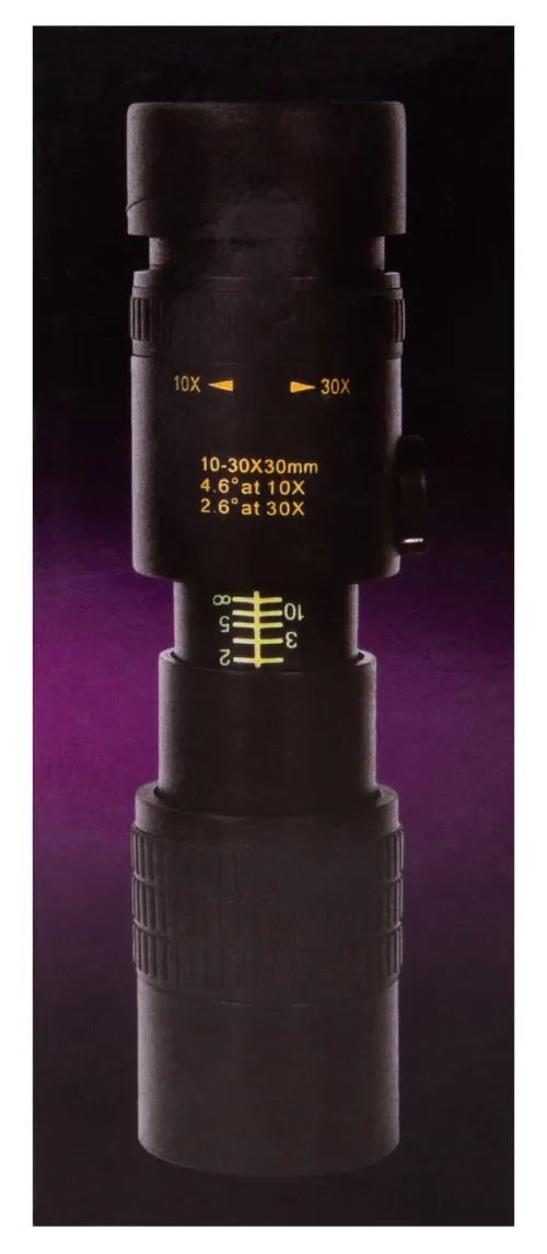 zdjęcie monokular Levenhuk Atom 10–30x30,  13