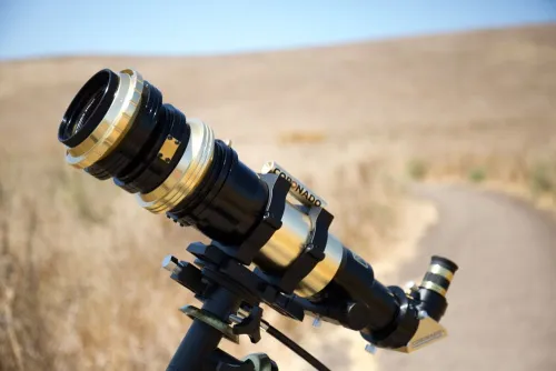 obraz teleskop słoneczny Double Stack Coronado SolarMax III 70 mm z systemem RichView i BF10,  7