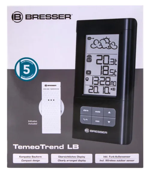 obraz stacja meteorologiczna Bresser TemeoTrend LB RC,  11