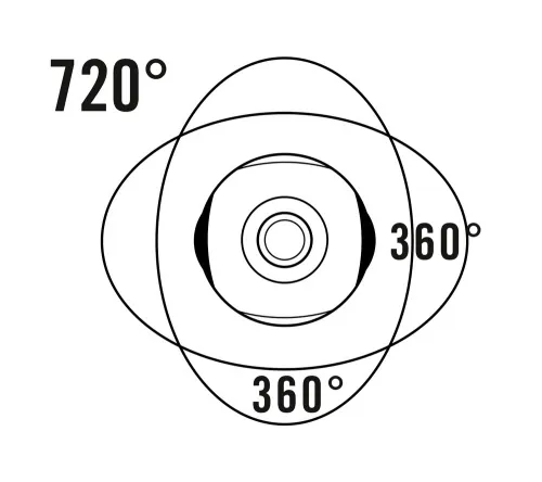 foto kamera sportowa z systemem Android Bresser Discovery Adventures HD 720°,  3