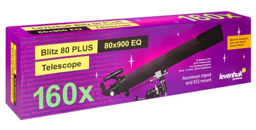 foto teleskop Levenhuk Blitz 80 PLUS,  12