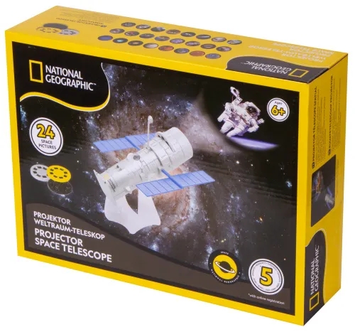 zdjęcie projektor Bresser National Geographic w kształcie teleskopu kosmicznego,  9