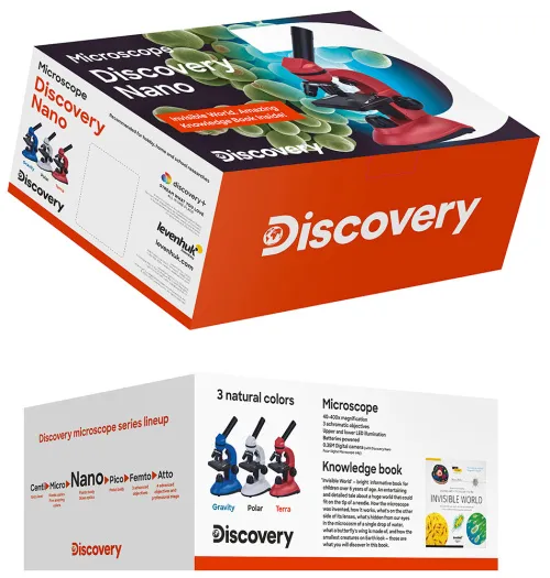 fotografia mikroskop cyfrowy Levenhuk Discovery Nano Polar z książką,  15