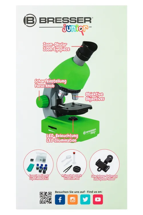 zdjęcie mikroskop Bresser Junior 40x-640x,  12