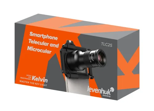fotografia telekular i mikrokular do smartfonu Levenhuk Kelvin TLC25,  12