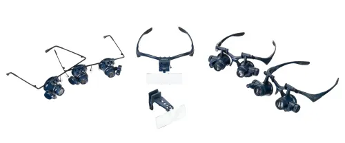 foto okulary powiększające Levenhuk Discovery Crafts DGL 10,  2