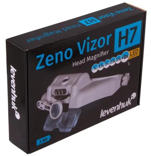 obraz lupa nagłowna Levenhuk Zeno Vizor H7,  11