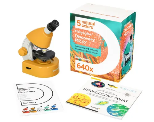 obraz mikroskop Levenhuk Discovery Micro z książką,  4