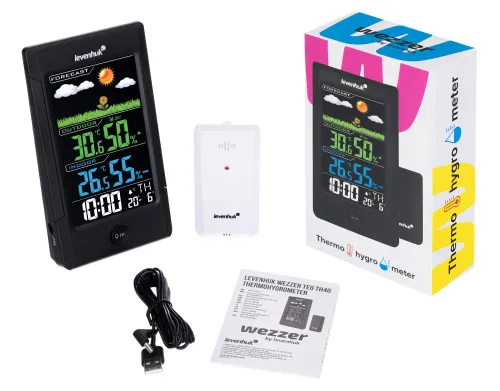 foto termohigrometr Levenhuk Wezzer Teo TH40,  2