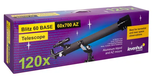 obraz teleskop Levenhuk Blitz 60 BASE,  12