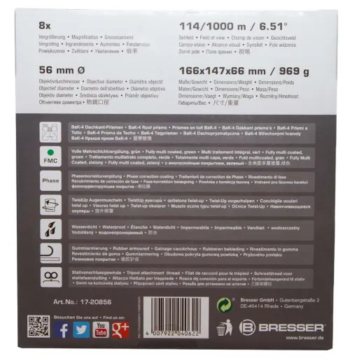 foto lornetka Bresser Pirsch 8x56,  14